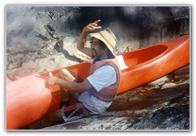 FJ on the great canoe trip Oct 1995